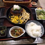 ステーキ&ハンバーグ 前田亭 - 和風ポン酢ハンバーグ250ｇ