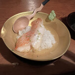 Gyosai Diya Tahei - 出汁とごはんだけで一口→お魚だけで一口→同時に一口→幸せ
