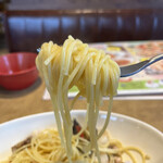 Jori Pasuta - 海の幸のペペロンチーノ１０８９円。なかなかの本格派です。麺の茹で具合もピッタリで、とても美味しくいただきました（╹◡╹）