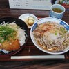 ときわ - 料理写真:しょうゆカツ丼セット（そば大盛）