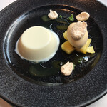 フランス料理 ル・クール - ブランマンジェ&ハチミツのアイス