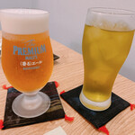 炭火焼き ひとてま - ペットボトルからの冷茶ではない、八女茶の冷茶かな？美味しかったです。