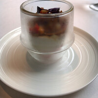 フランス料理 ル・クール - アミューズ：ラタトゥイユと温玉のカクテル