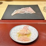 パルコ フィエラ - 鹿児島産黒豚のプロシュートクルード＆作り立て自家製モッツァレラチーズ