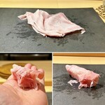 パルコ フィエラ - プロシュートコット、栗山産炊き立てゆめぴりか＆プロシュートコット、栗山産炊き立てゆめぴりか＆プロシュートコット（山わさびとセロリ酢）