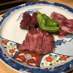 焼肉牛匠 みなかみ - タン、ハツ、シンシン