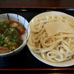 深山うどん - 赤辛肉汁うどん