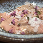 炭焼 おかげさん - 無菌なので生でも問題無し！そしてコレが白肝の色です‼︎