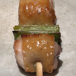 炭焼 おかげさん - 高坂鶏腿ねぎま