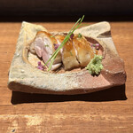 炭焼 おかげさん - 高坂鶏腿たたき