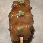 炭焼 おかげさん - 高坂鶏セセリ皮包み