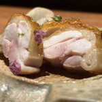 炭焼 おかげさん - 高坂鶏腿たたき