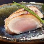 炭焼 おかげさん - 高坂鶏胸たたき