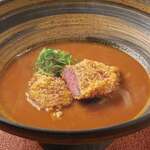 ◆Utsukushigahara Highland Shinshu deer cutlet curry udon