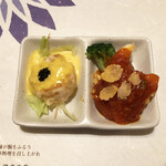 Kenkou Chuuka Seiren - 5．海老の食べ比べ（マンゴーマヨネーズソース、チリソース）
