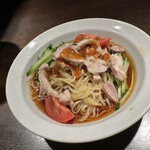 上海華龍 - 【2023.7.6(木)】本日の日替わり①（バンバンジー冷麺&半チャーハン）900円のバンバンジー冷麺
