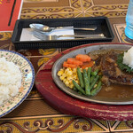 レストラン メキシコ - 和風ハンバーグ 1650円。