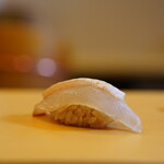 鮨駒 - 真子ガレイ、縁側