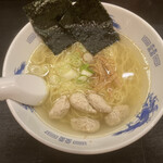 しゃもじ - 軍鶏のつみれ塩ラーメン