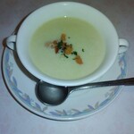 志喜亭 - サツマイモのスープアツアツでした