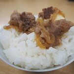 八福神 - モーニングランチ（肉豆腐オンザライス）