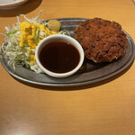 もつ焼きおとんば 高田馬場店 - メンチカツ