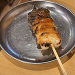 もつ焼きおとんば - 牛ミノサンド串