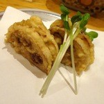 旬味ひげ - 2013.6蓮根はさみ揚げ