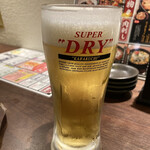 格安ビールと鉄鍋餃子 3・6・5酒場  - いつでも一杯税込み209円のスーパードライ生ビール風飲料