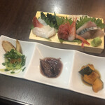 日本酒処 季っ酔 - 前菜とお刺身