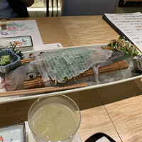 対馬のどぐろとイカ活き造り 博多 魚蔵 都ホテル店 - 