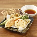 Assorted five types of vegetable Tempura