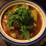 チェンライ - ②ゲーンケームー（1,200円）豚肉入り野菜たっぷりスープ