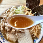 ケンチャンラーメン 山形 - スープ