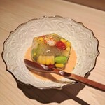 Nihon Ryouri Tsumugu - 小鉢
      夏野菜のゼリー寄せ