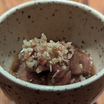 nishinakasu泥川武士 - 馬肉のしゃぶしゃぶ ジロール茸とアワビ茸
      