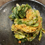 お好み焼 じんべえ - 自家製キムチ 白菜