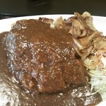 ひやけ - しょうが焼きカレー大盛♪