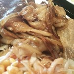 ひやけ - しょうが焼きカレー大盛のしょうが焼きアップ♪