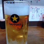 蒼屋 - 生ビール(500円)