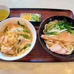 水舟 - 料理写真:親子丼＆きつねうどん