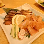 まいもんや かっぱ - 2023年７月　鯖燻製とブリハム