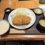 とんかつ 田 - 特上リブロースカツ定食