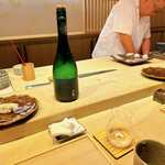 鮨　いの - 石鎚 純米大吟醸 愛 袋吊り・グラス（880円税込）※愛媛県飲食店限定酒