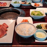 叙々苑  横浜スカイビル店 - 吟味ランチ@6,500円（上タン塩、上カルビ、上ロ―ス）