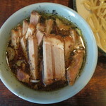 丸長中華そば店 - チャーシューつけそば/つけ汁