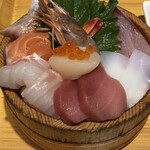 糸島食堂 - 海鮮丼アップ