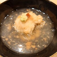 鮨 龍次郎 - 鱧の梅の餡掛け