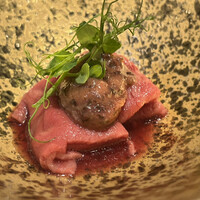 鉄板焼きWAGYU LIVERARY - 和牛しゃぶしゃぶ、、、梅味噌旨し！