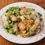 shrimp lettuce fried rice